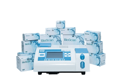 KRM BioScan laboratory analyzer and reagent products