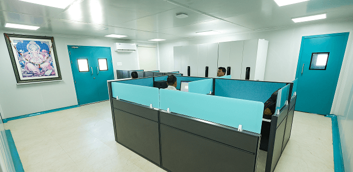 KRM Healthcare diagnostic laboratory workspace